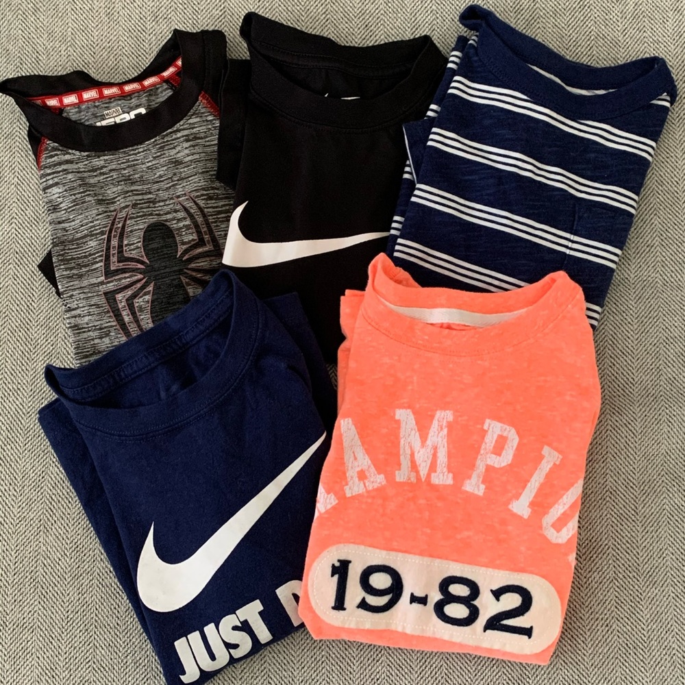 Pack of 5 boys tshirts (READ BELOW)